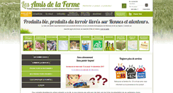Desktop Screenshot of amisdelaferme.fr