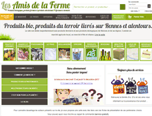 Tablet Screenshot of amisdelaferme.fr